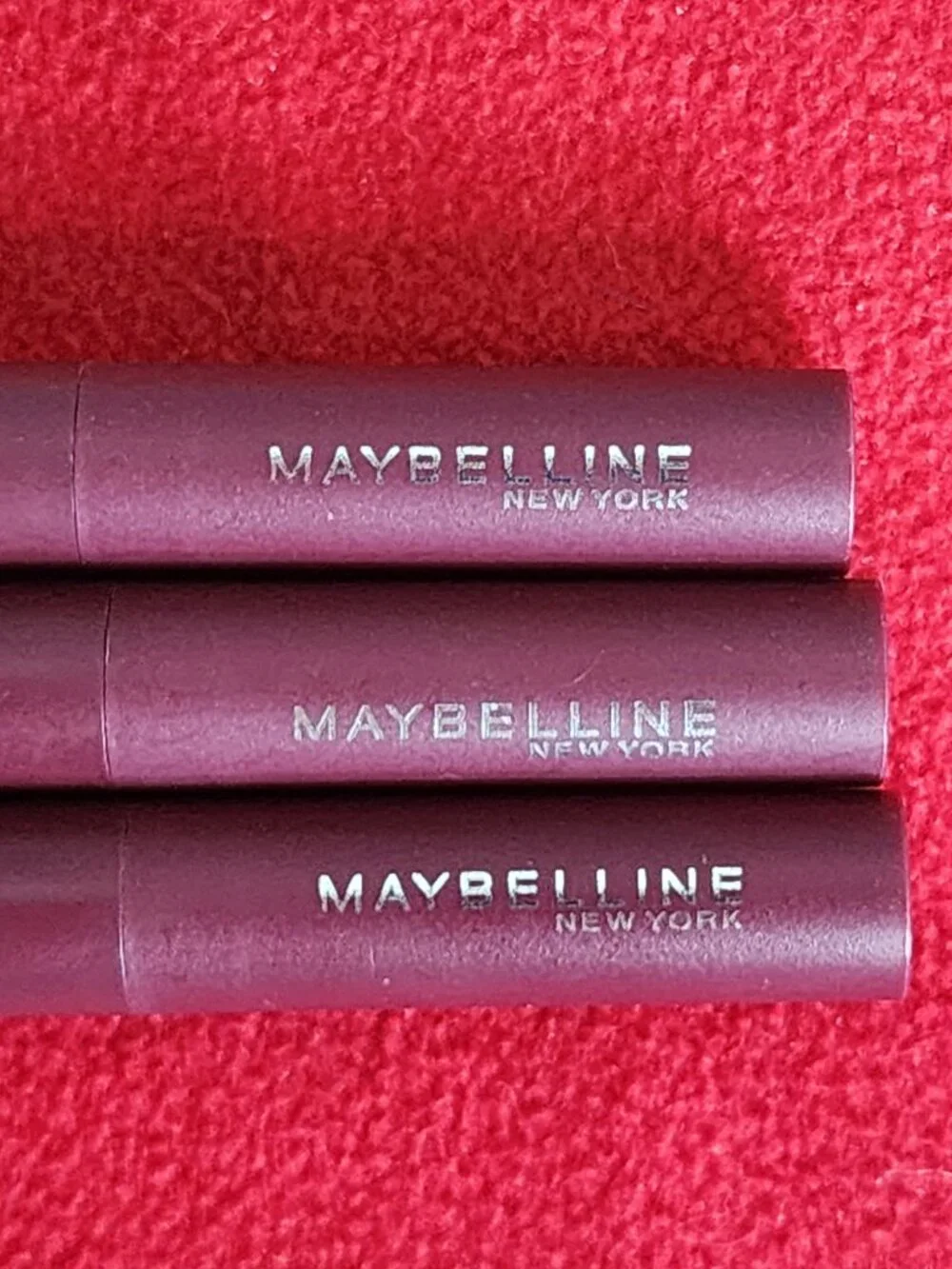 Maybelline NY Ultimatte Color Sensational Matte Lipstick 1.7g 099 More Berry 3PK
